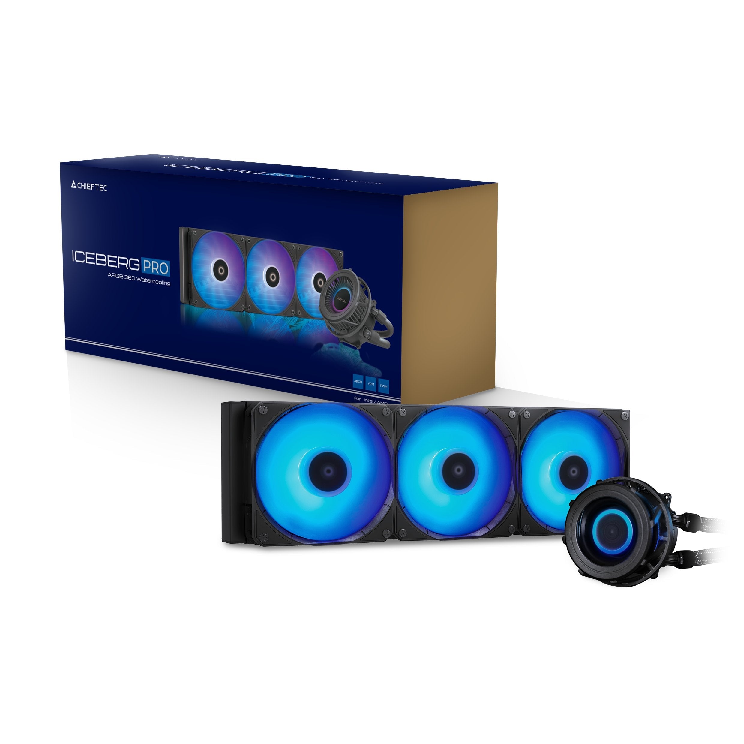 Chieftec Iceberg Pro 360 Rgb (Negro) Clc-360-Vrm-Rgb