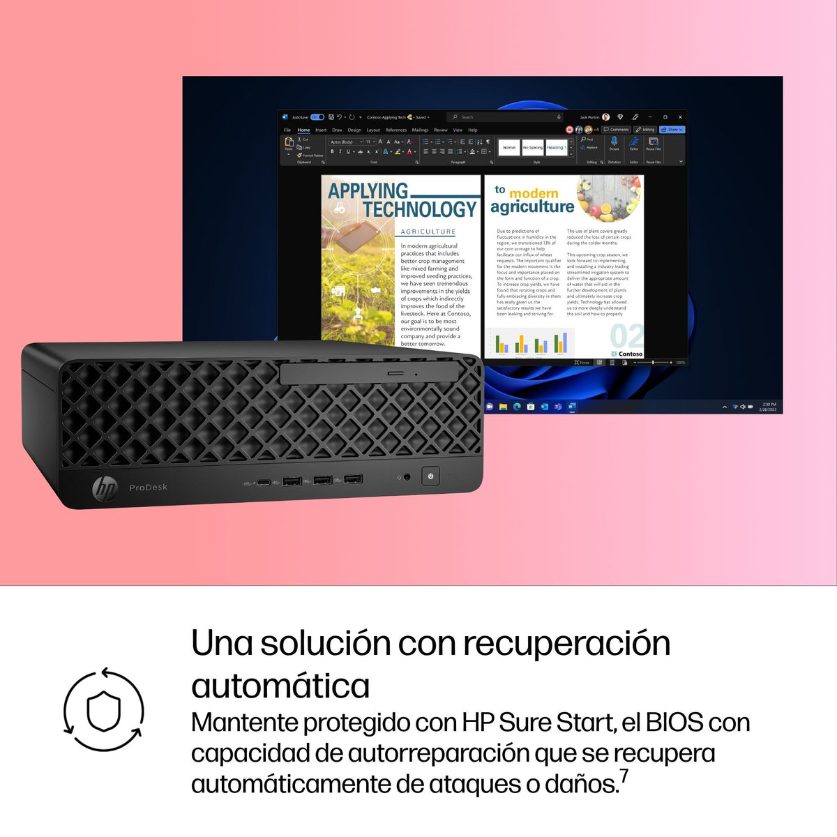 EAN 0199896402699 - HP ProDesk 4 SFF G1i Desktop AI PC Intel Core Ultra 7 265 16 GB DDR5-SDRAM 512 GB SSD Windows 11 Pro imagen 7