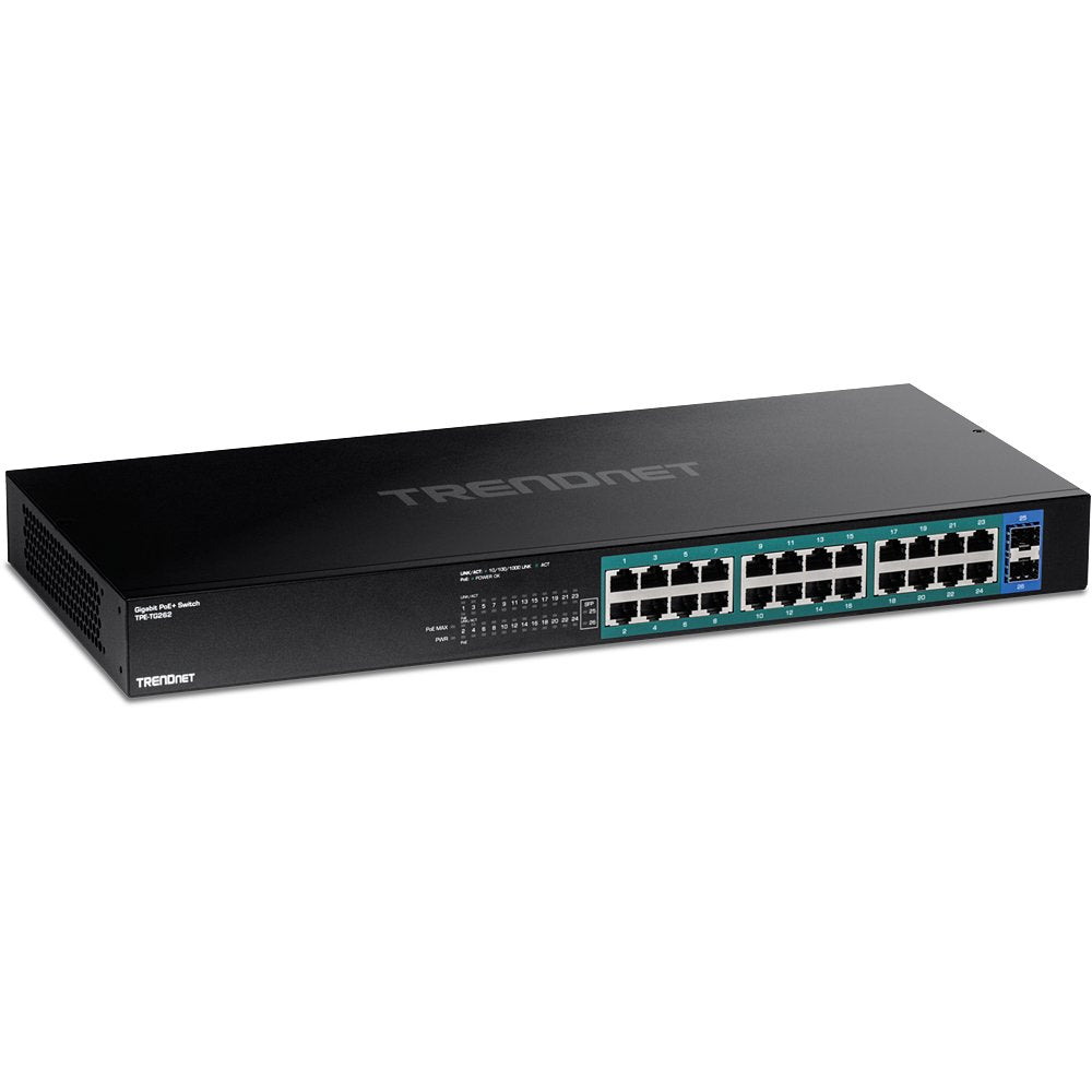 EAN 0710931162325 - Trendnet TPE-TG262 switch No administrado L2 Gigabit Ethernet (10/100/1000) Energía sobre Ethernet (PoE) imagen 1