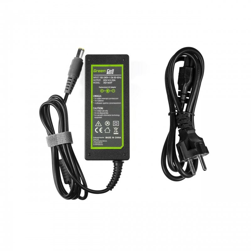 EAN 5903317225614 - Green Cell AD16AP adaptador e inversor de corriente Interior 65 W Negro imagen 4