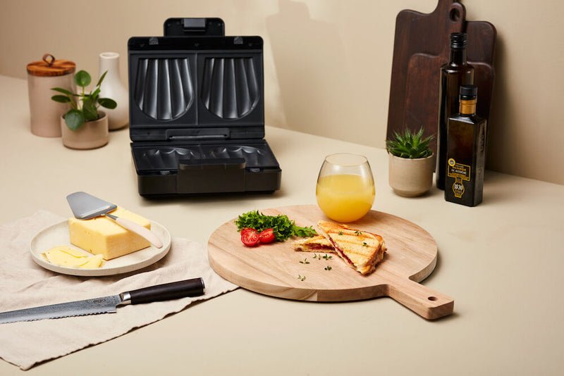 Wilfa Sandwichmaker Easy-Melt Sam1b-1000 (Negro, 1.000 Watt) 602756