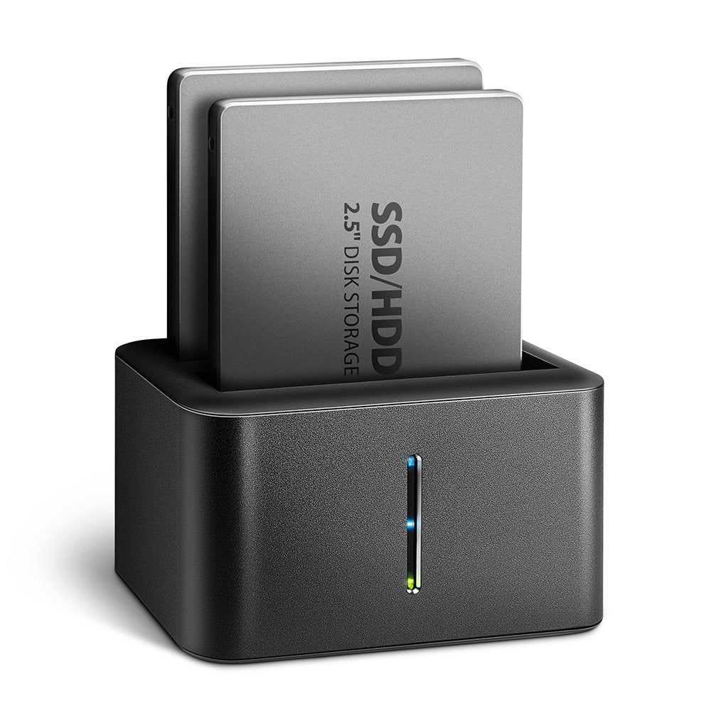 EAN 8595247906472 - Axagon ADSA-D25 base de conexión para disco duro USB 3.2 Gen 1 (3.1 Gen 1) Type micro-B Negro imagen 1