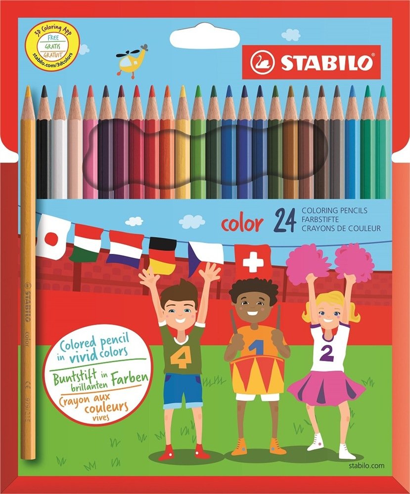 Stabilo Lápices De Colores Color Estuche De 24 C/Surtidos