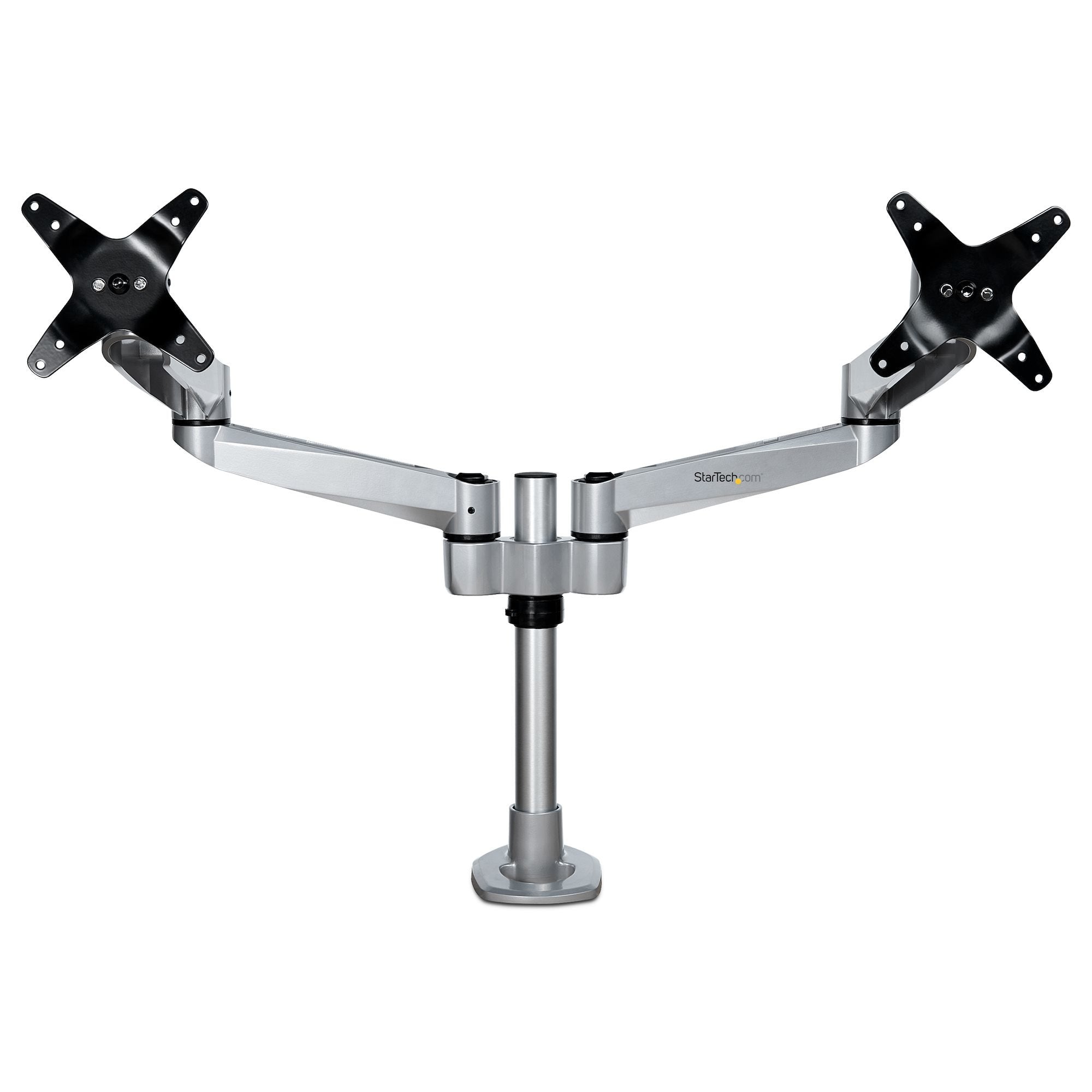 Startech.Com Brazo De Soporte De Escritorio Articulado Vesa Para 2 Monitores De Hasta 27 Pulgadas - Montura De Grommet O Mordaza