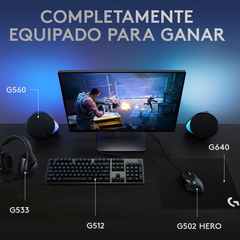 EAN 5099206086081 - Logitech G 920-009344 teclado Juego USB QWERTY Español Carbono imagen 10