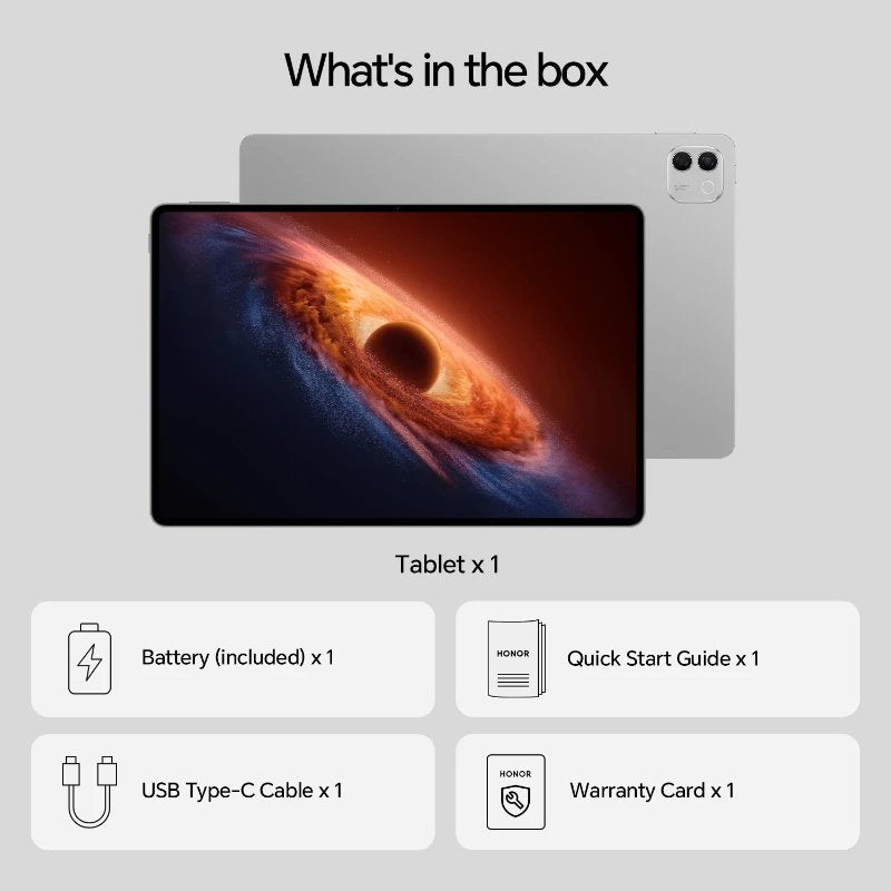 EAN 6936520891924 - Honor MagicPad4 Snapdragon 256 GB 31,2 cm (12.3") 12 GB Wi-Fi 7 (802.11be) Android 16 Gris imagen 2