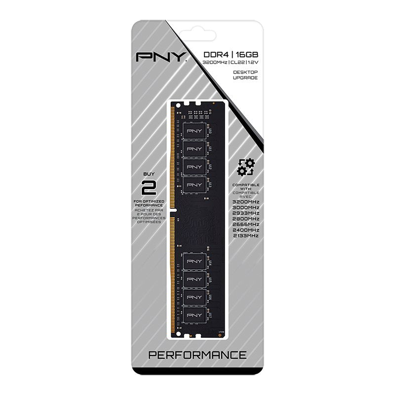 EAN 0751492649849 - PNY MD16GSD43200-TB módulo de memoria 16 GB 1 x 16 GB DDR4 imagen 2