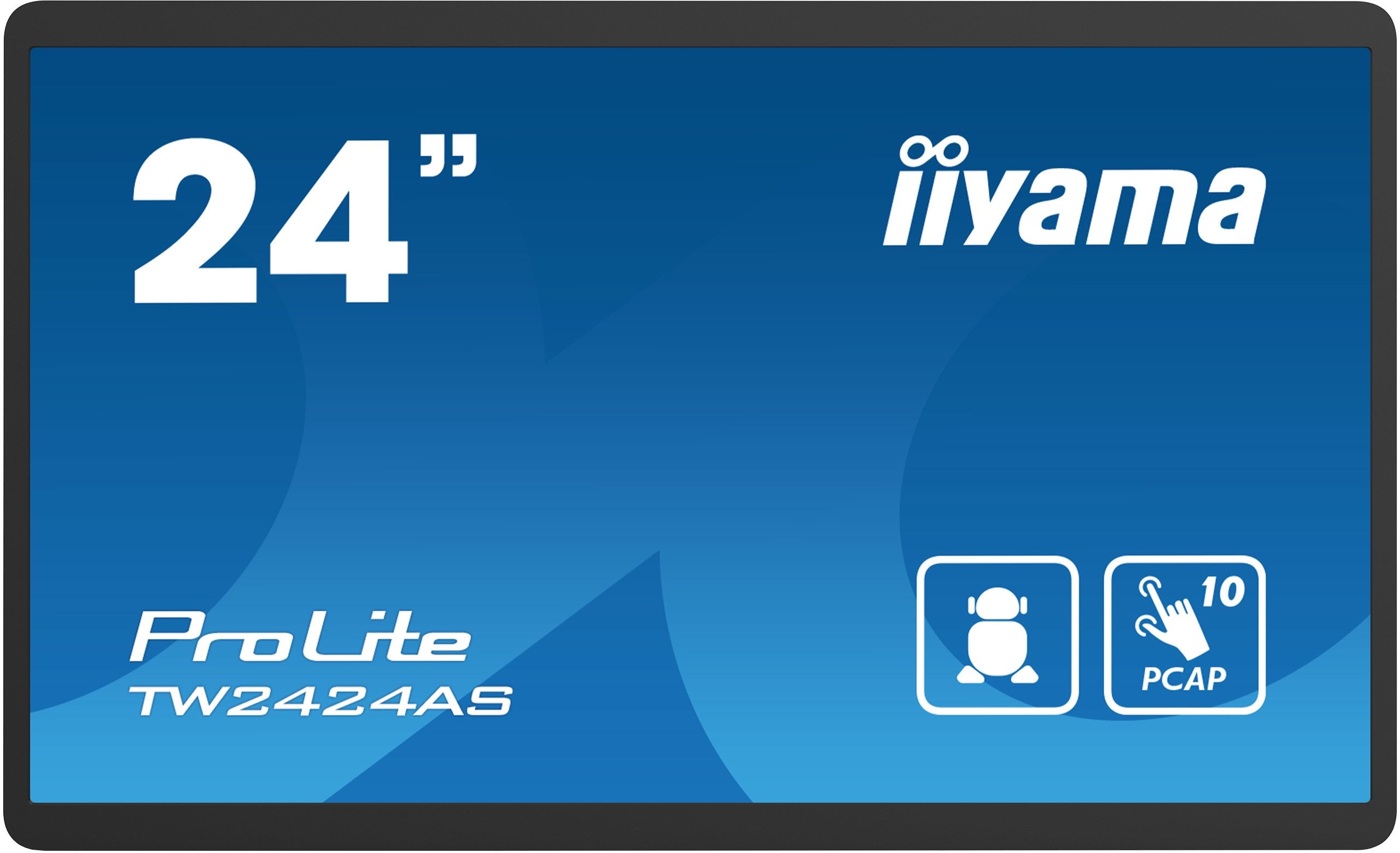 EAN 4948570122943 - iiyama TW2424AS-B1 pantalla para PC 60,5 cm (23.8") 1920 x 1080 Pixeles 4K Ultra HD Pantalla táctil Negro imagen 2