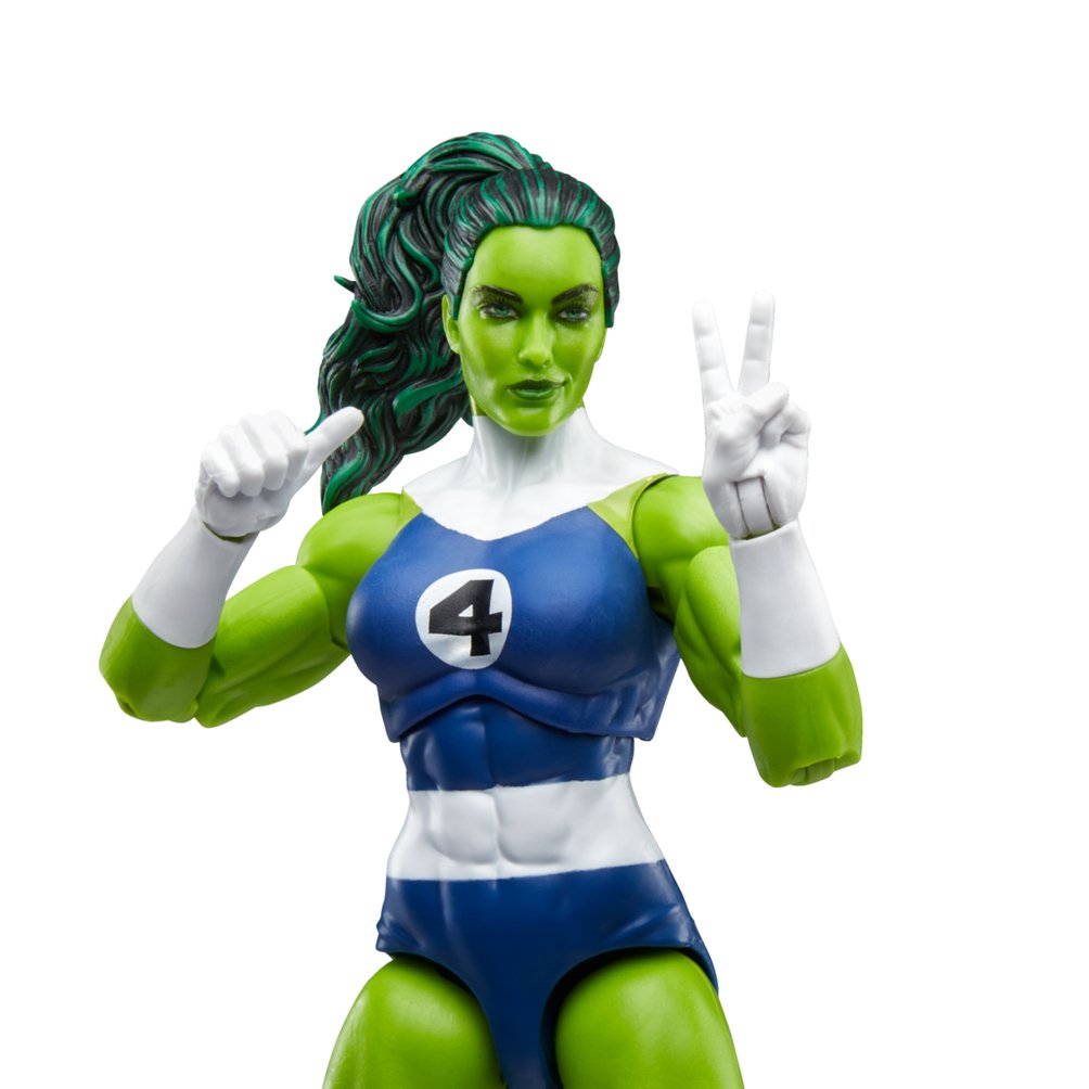 Figura Hasbro Marvel Legends Series Retro Fantastic Four She Hulk