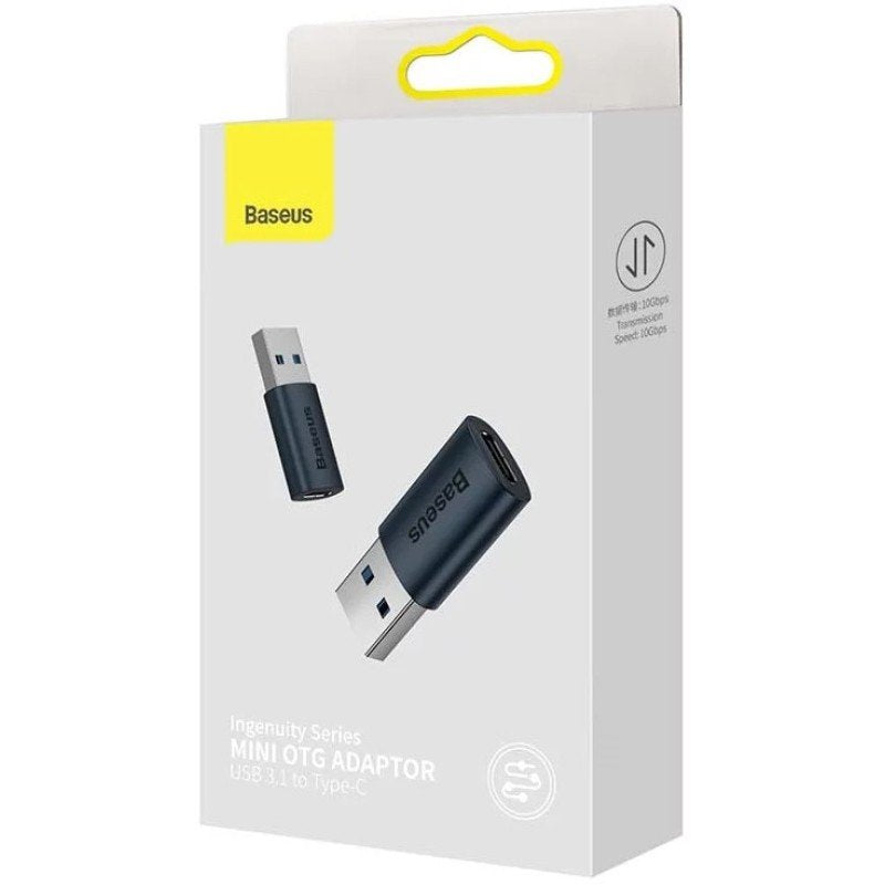 EAN 6932172605803 - Baseus ZJJQ000103 cambiador de género para cable USB-A USB-C Azul imagen 3