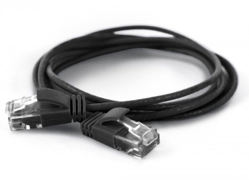 Wantecwire Utp, Cable Extra Fino Cat6a, D = 2,8 Mm, Negro, Longitud 1,00 M