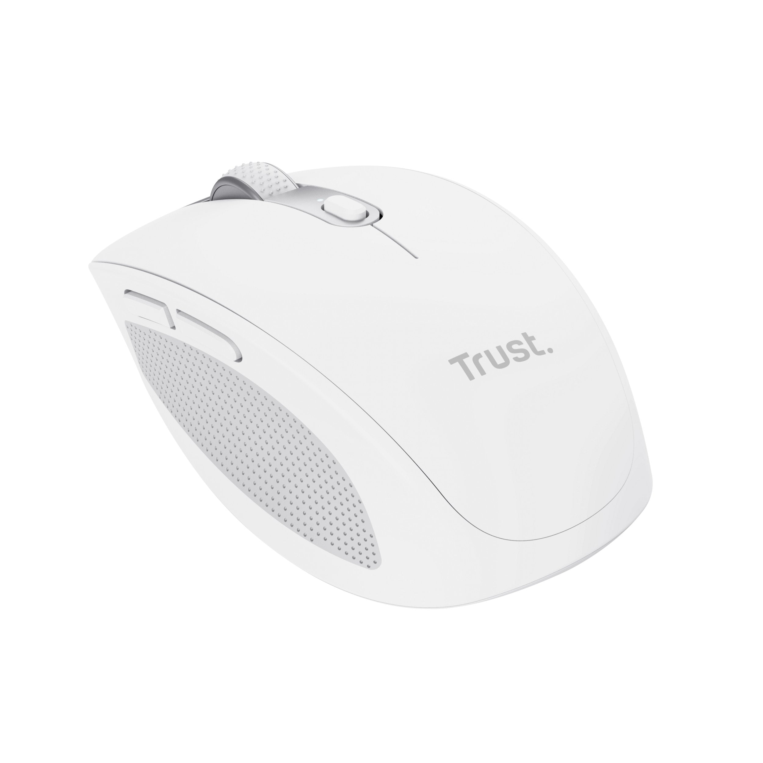 Ratón Inalámbrico Por Bluetooth Trust Ozaa Compact Wireless Batería Recargable Hasta 3200 Dpi Blanco
