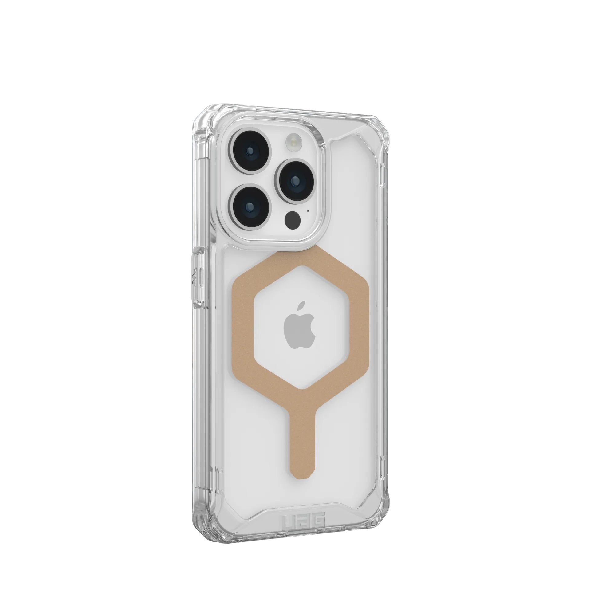 Urban Armor Gear 114286114381 Funda Para Iphone 15 Pro 15,5 Cm (6.1") Oro, Transparente