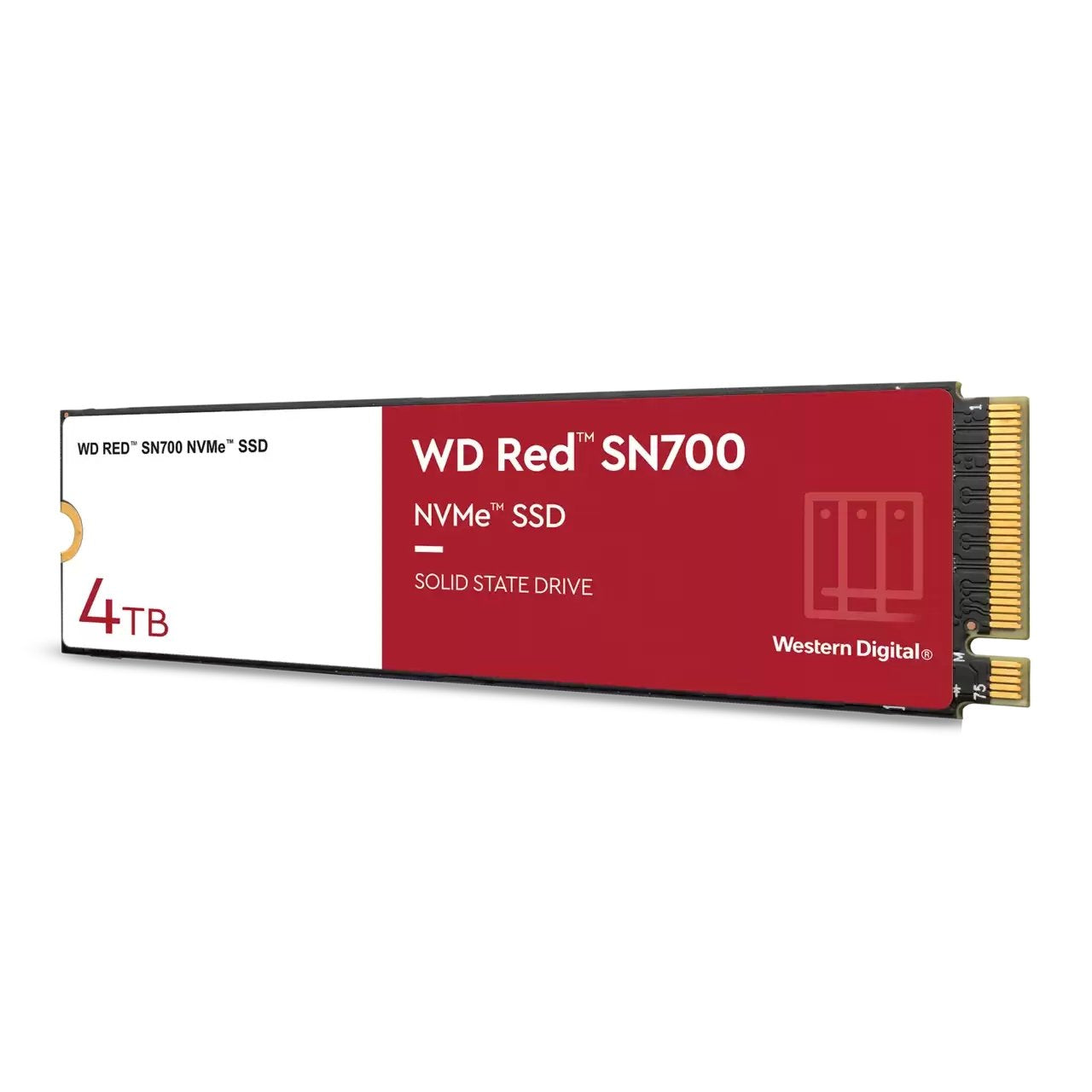 Disco Ssd Western Digital Red Nvme 4tb Pcie Sn700, Geb3 8gb/S, (R:3400/W:3100 Mb/S) Tbw 5100