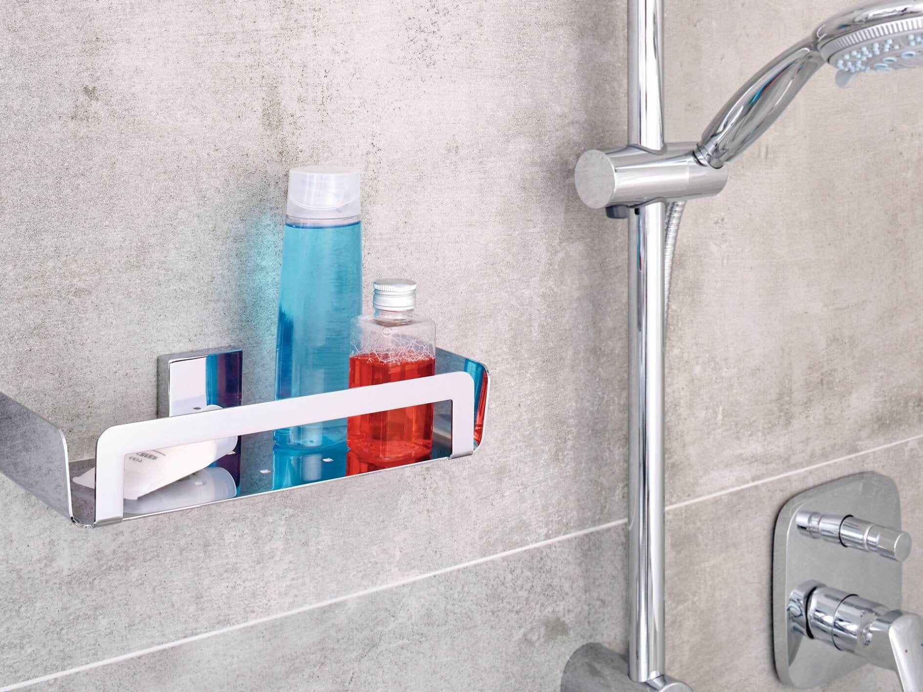 Tesa Deluxxe Duschkorb Inkl. Klebelösung Plata