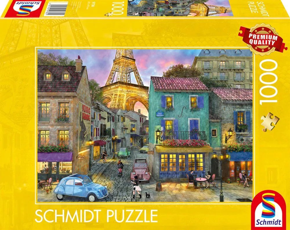 Puzzle Juegos De Schmidt En Las Calles De París (1000 Piezas)