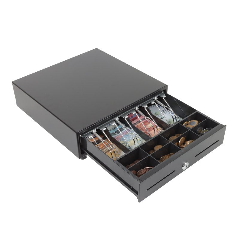 Iggual Cajón Portamonedas Iron-Xs 33cm 4+8 Negro