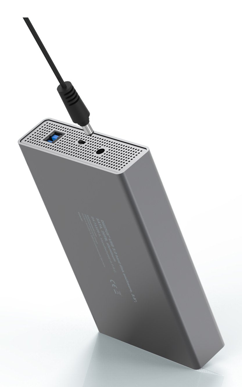 Digitus Usb 3.0 Femplattengehäuse 3,5" Sata 16tb Aluminium