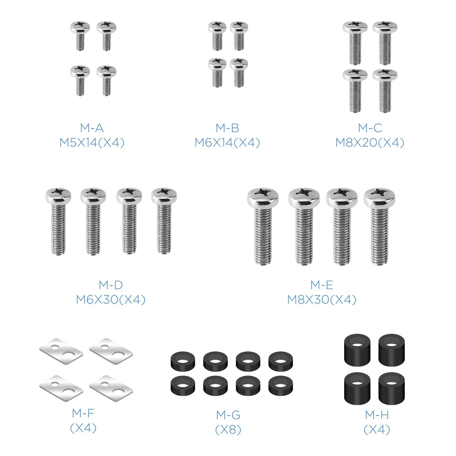 Tooq Soporte Fijo De Pared Para Tv De 37"-70" - Inclinable - Peso Max 75kg - Vesa 600x400mm - Negro