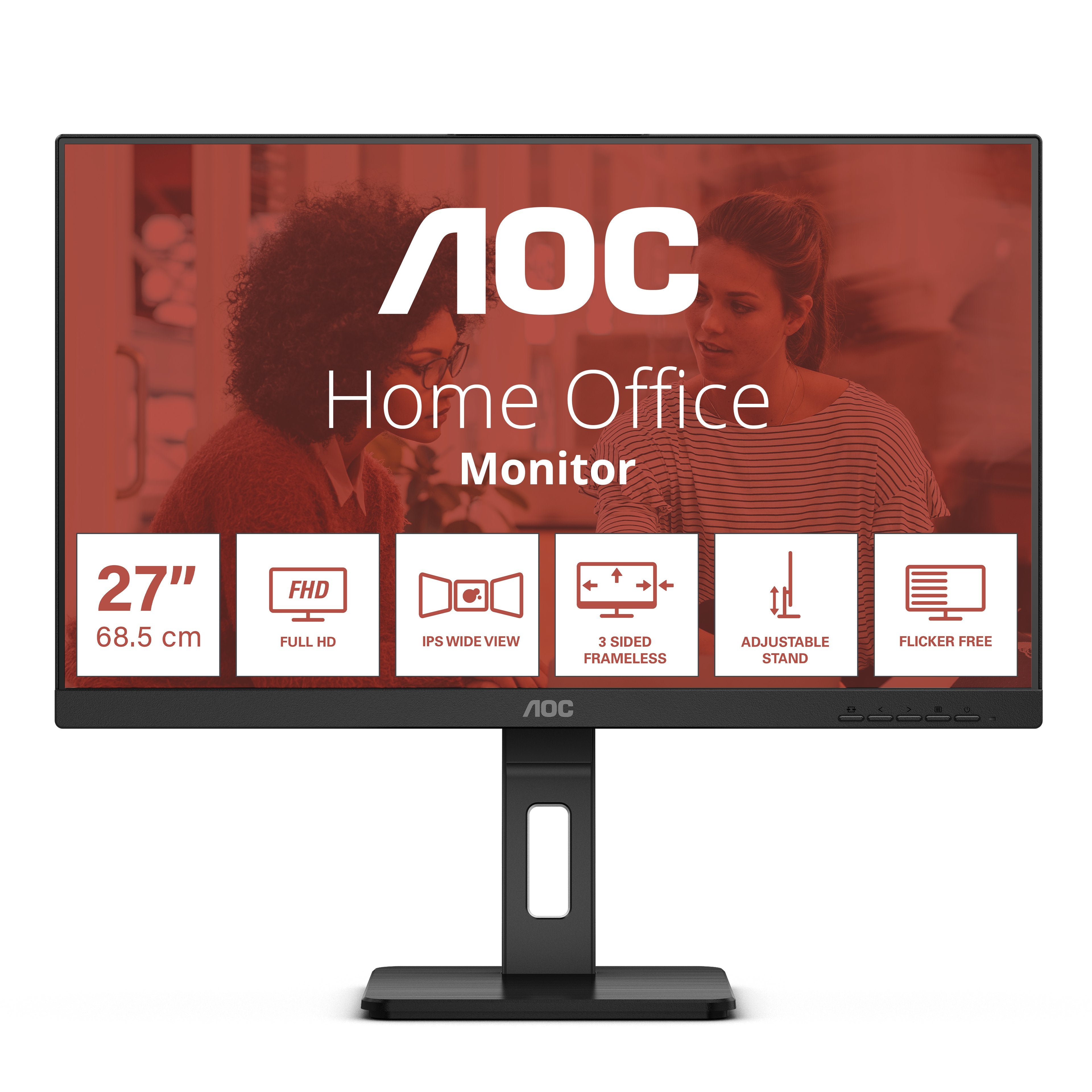 EAN 4038986181235 - AOC E3 27E3QAF pantalla para PC 68,6 cm (27") 1920 x 1080 Pixeles Full HD LED Negro imagen 1