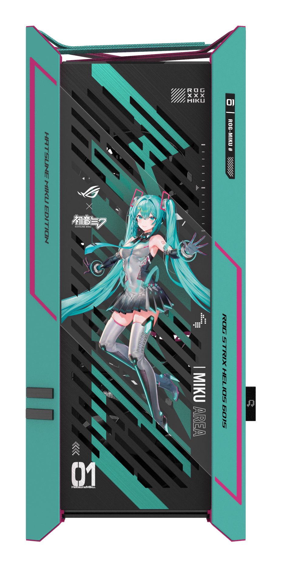 EAN 4711636061285 - ASUS ROG Strix Helios II Hatsune Miku Edition Midi Tower Multicolor imagen 4