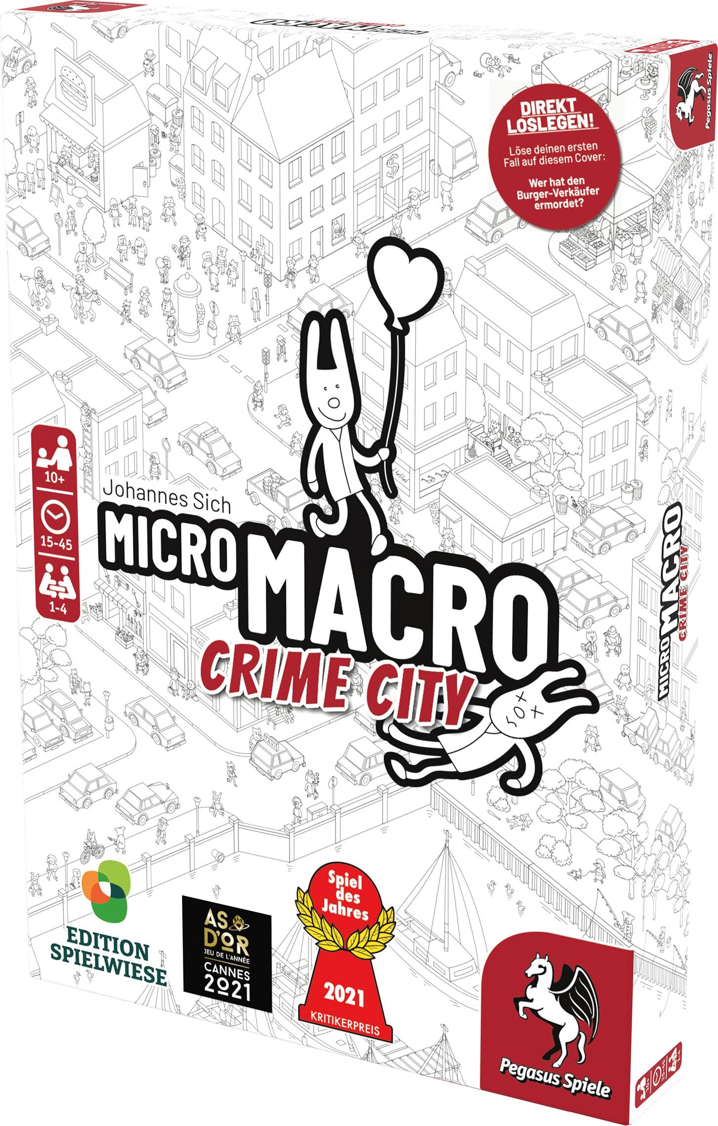 Pegasus Micromacro: Crime City, Game Game De 2021 59060g