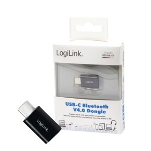Logilink - Adaptador Bluetooth V4.0 Usb-C Dongle, Negro Bt0048