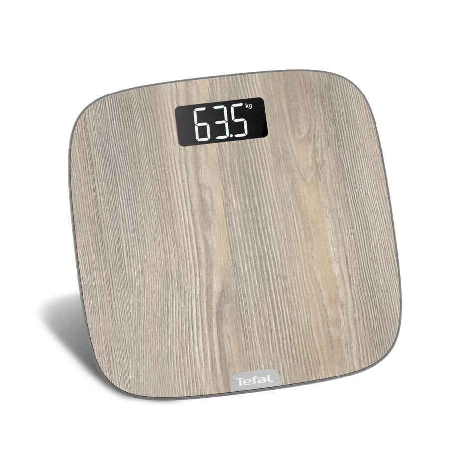 Tefal Pp1600 Origin Bathroom Scale, Wood Design