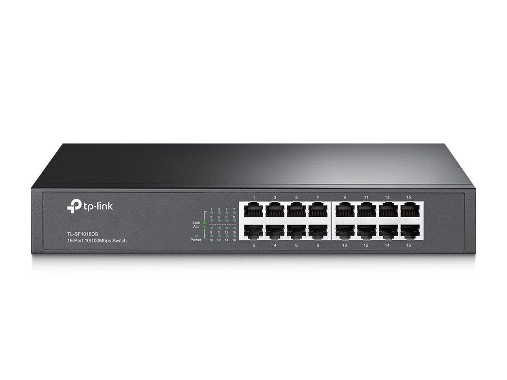 EAN 0845973020880 - TP-Link TL-SF1016DS No administrado Fast Ethernet (10/100) Negro imagen 1