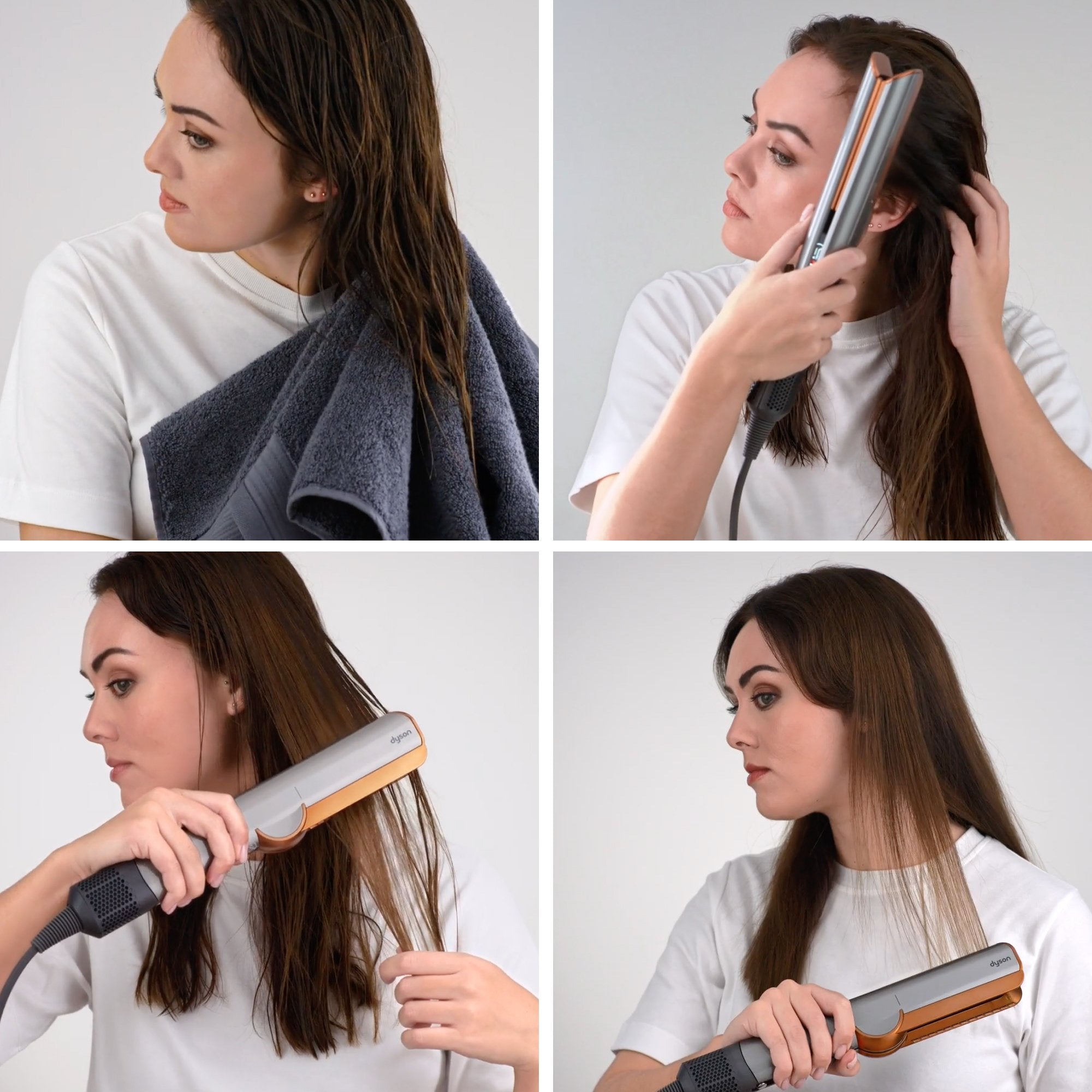 Plancha De Pelo Dyson Airstrait Ht01 - Cerámica Rosa Y Rosa 598960-01