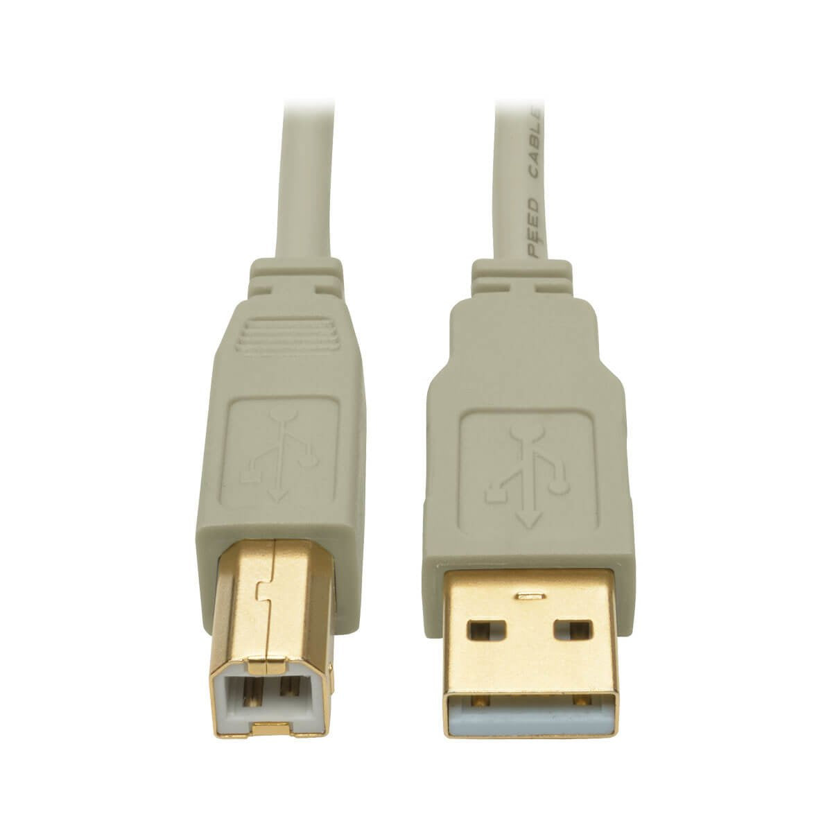 Usb 2.0 A To B Cable (M/M), Beige, 6 Ft. (1.83 M)