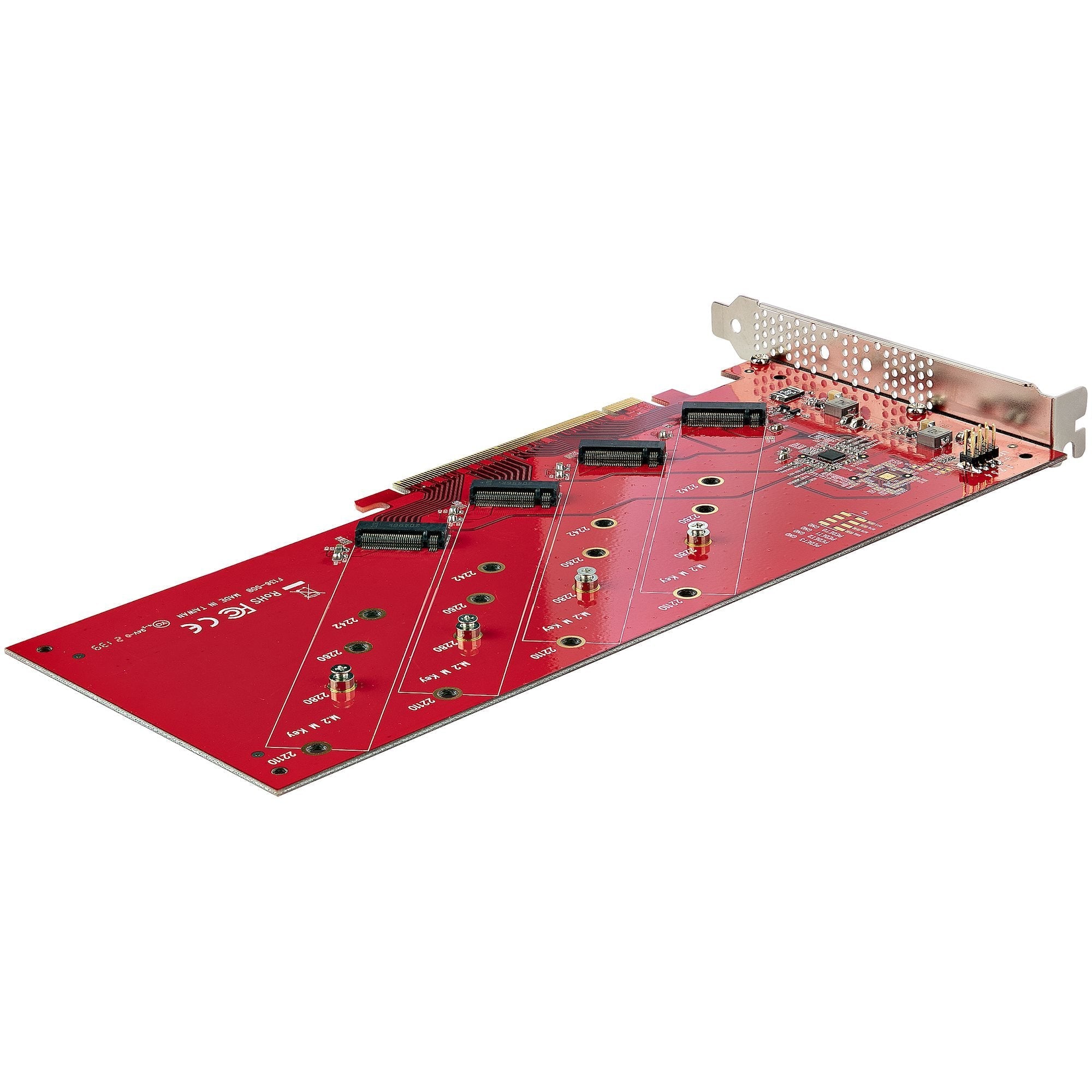 Startech.Com Quad-M2-Pcie-Card-B Tarjeta Y Adaptador De Interfaz Interno M.2