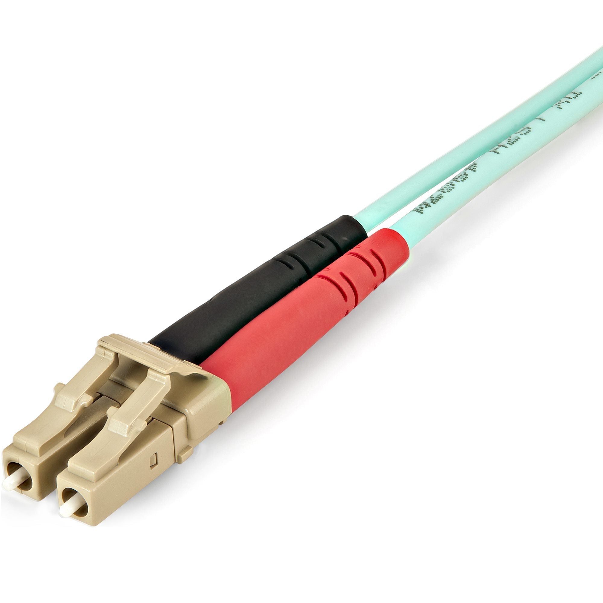 Startech.Com Cable De 5m De Fibra Óptica Dúplex Multimodo Om4 De 100gb 50/125 Lszh Lc A Lc - Aguamarina