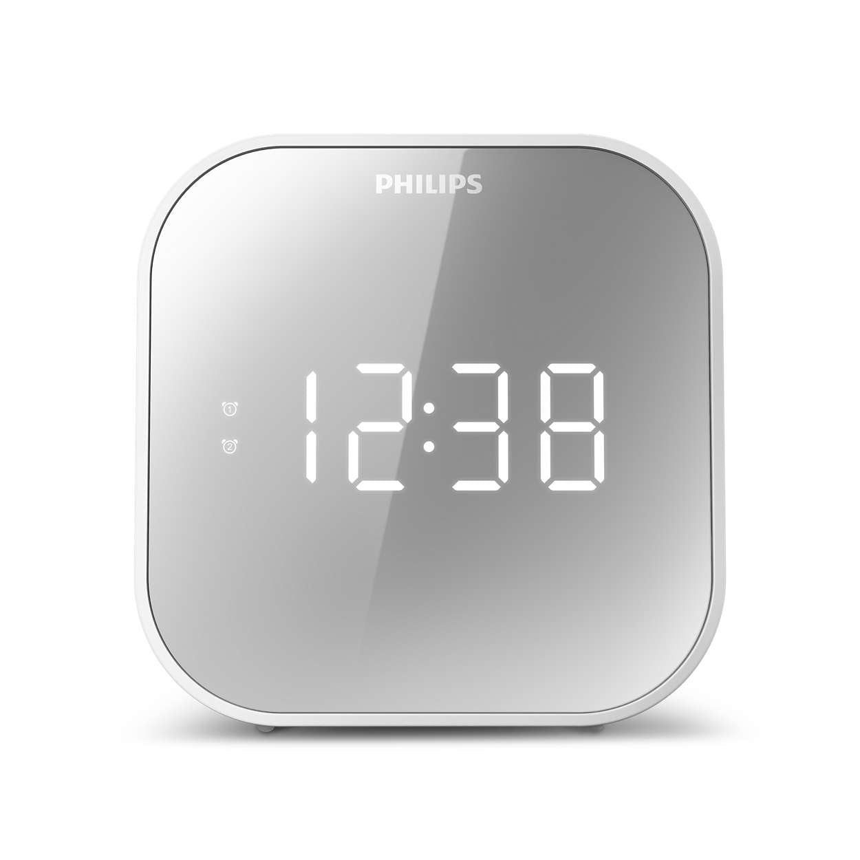 Philips Tar4406/12 Reloj Despertador Digital Blanco