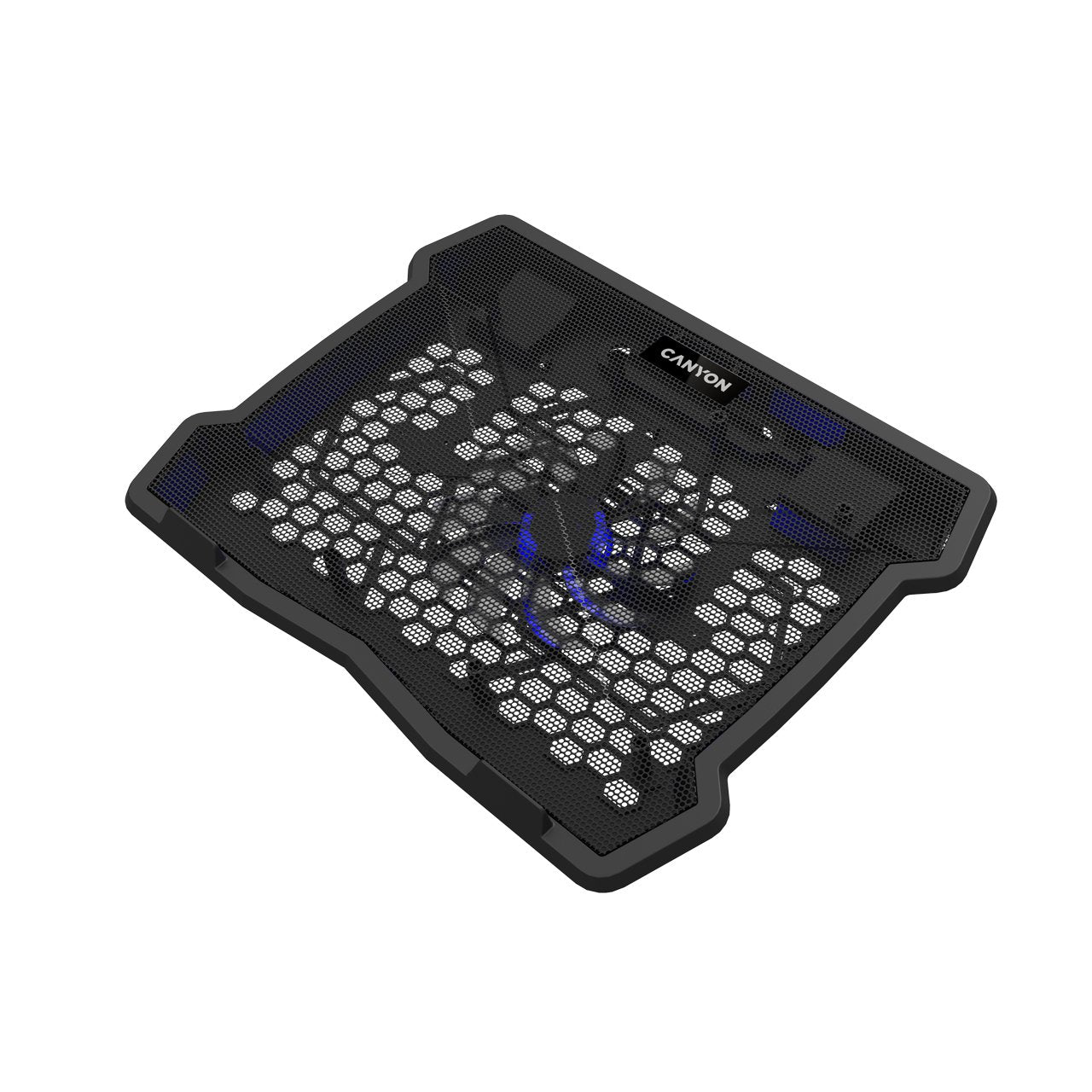 Canyon Soporte Refrigeracion Para Portatiles Hasta 15.6" Ns02 1ventilador 2usb Led Negro