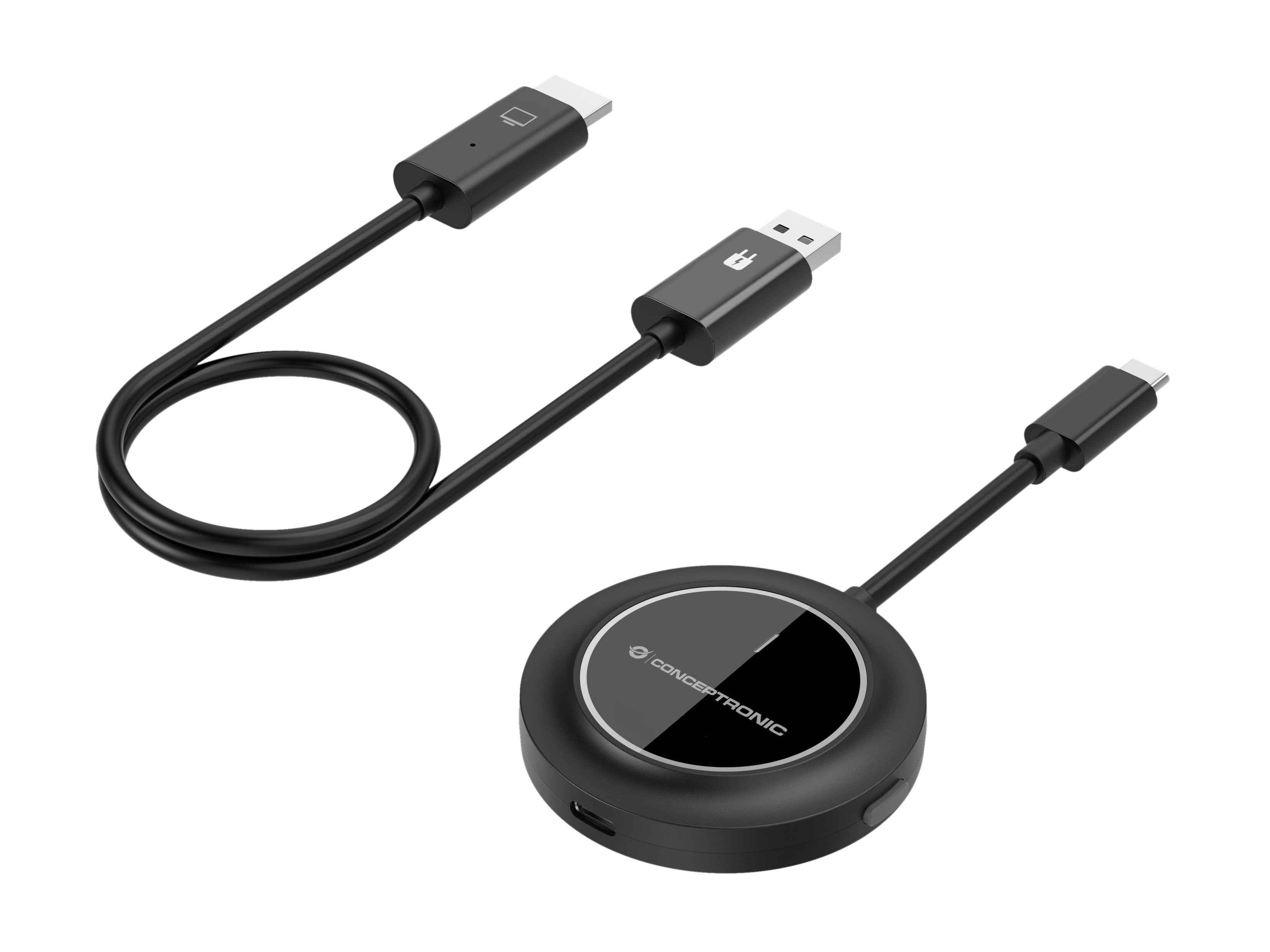 EAN 4015867242841 - Conceptronic ATHERIC01B adaptador de pantalla inalámbrico HDMI/USB Full HD Mochila imagen 1