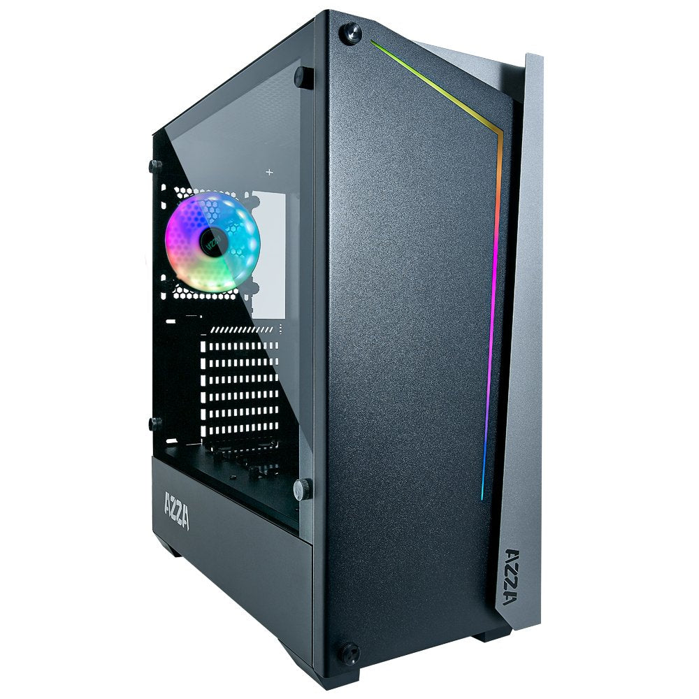 EAN 4712839555311 - Azza APOLLO 430 Midi Tower Negro, Transparente imagen 1
