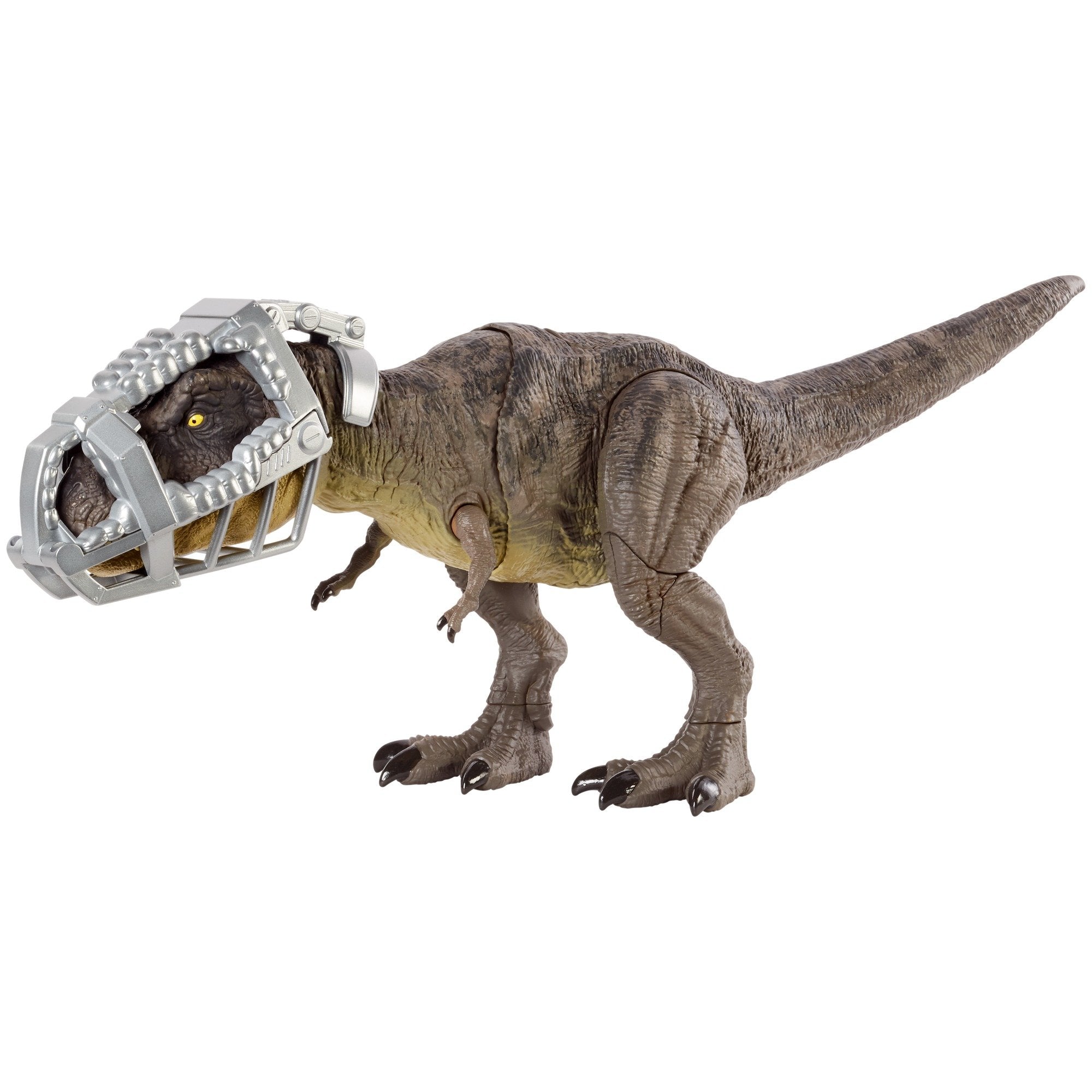 Mattel Jurassic World Stomping Battle Acción T-Rex Mini-Play Figura Gwd67