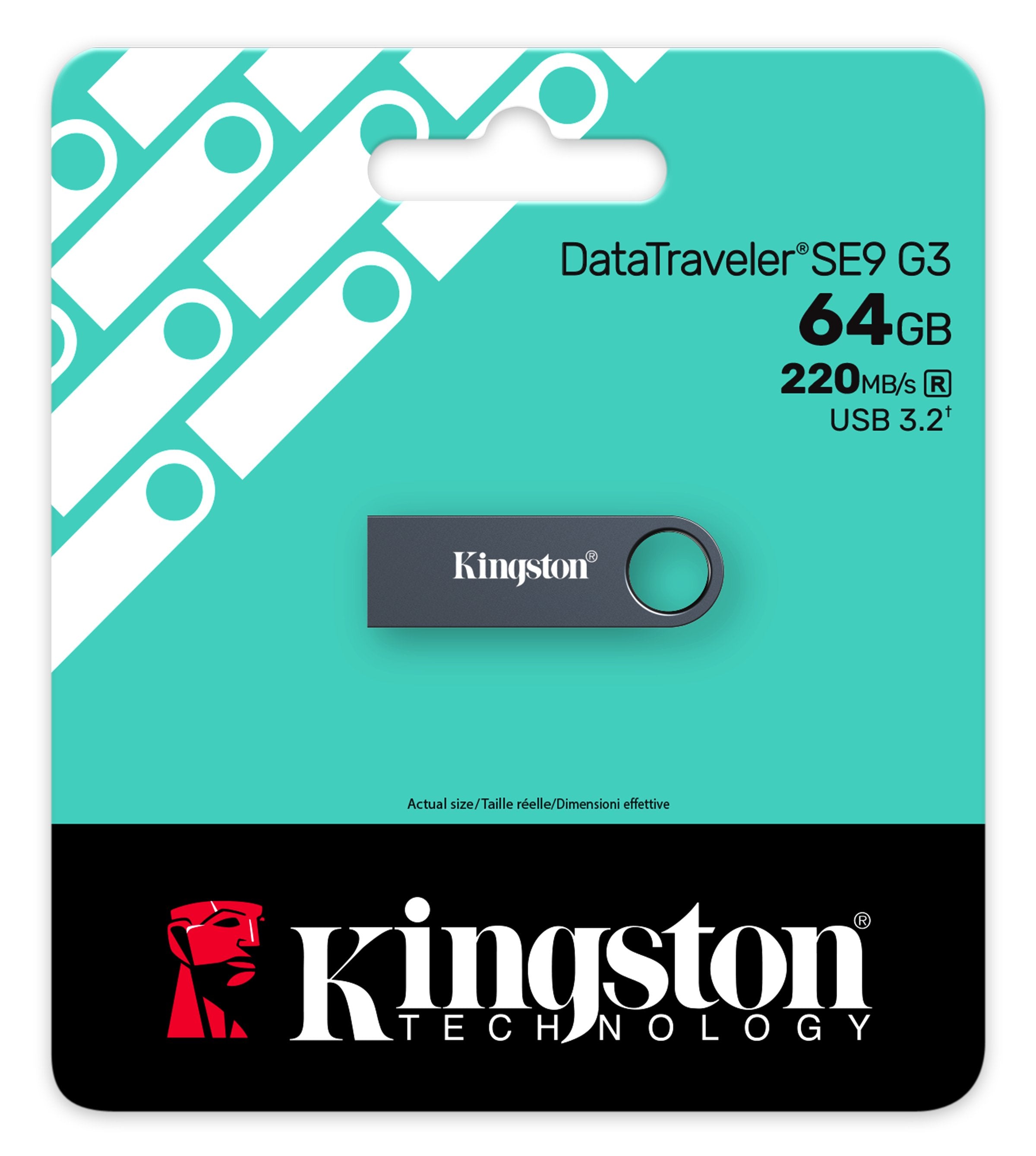 EAN 0740617343465 - Kingston Technology DataTraveler SE9 G3 unidad flash USB USB tipo A 3.2 Gen 1 (3.1 Gen 1) Negro imagen 4
