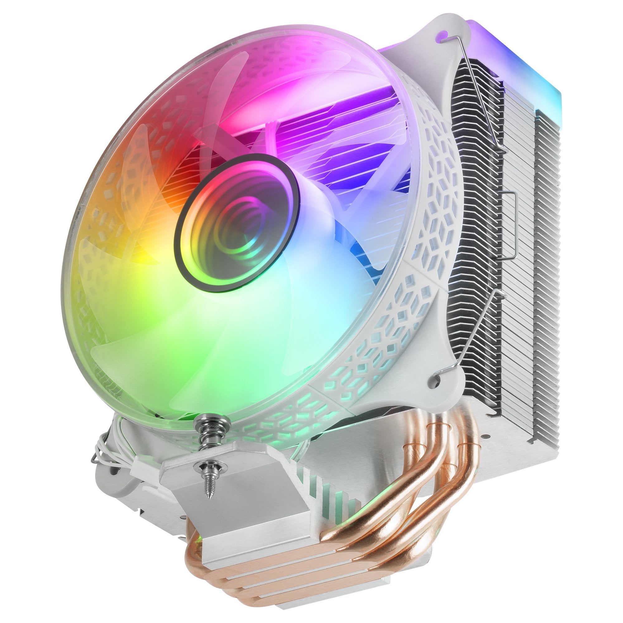 Ventilador Disipador Cpu Mars Gaming Mcpu Vr 120mm Argb Blanco
