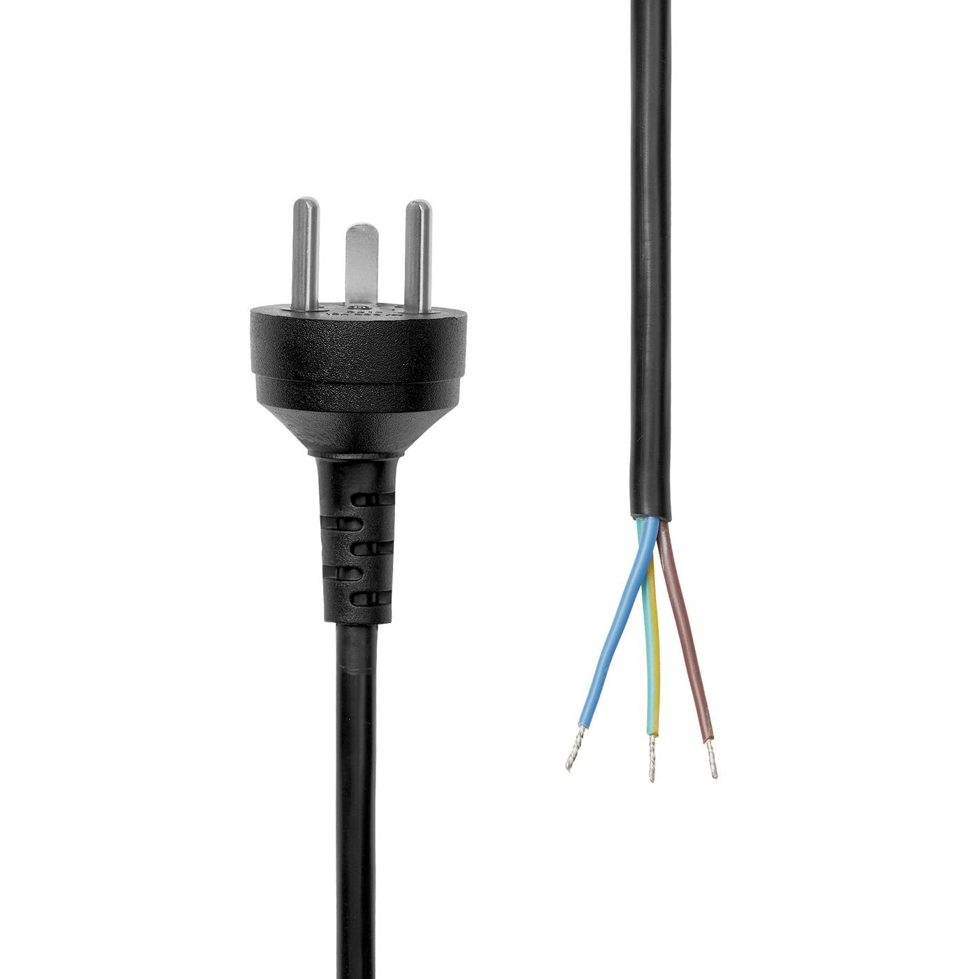 Type K Edb - Open End, Power Cable, 7m, Black