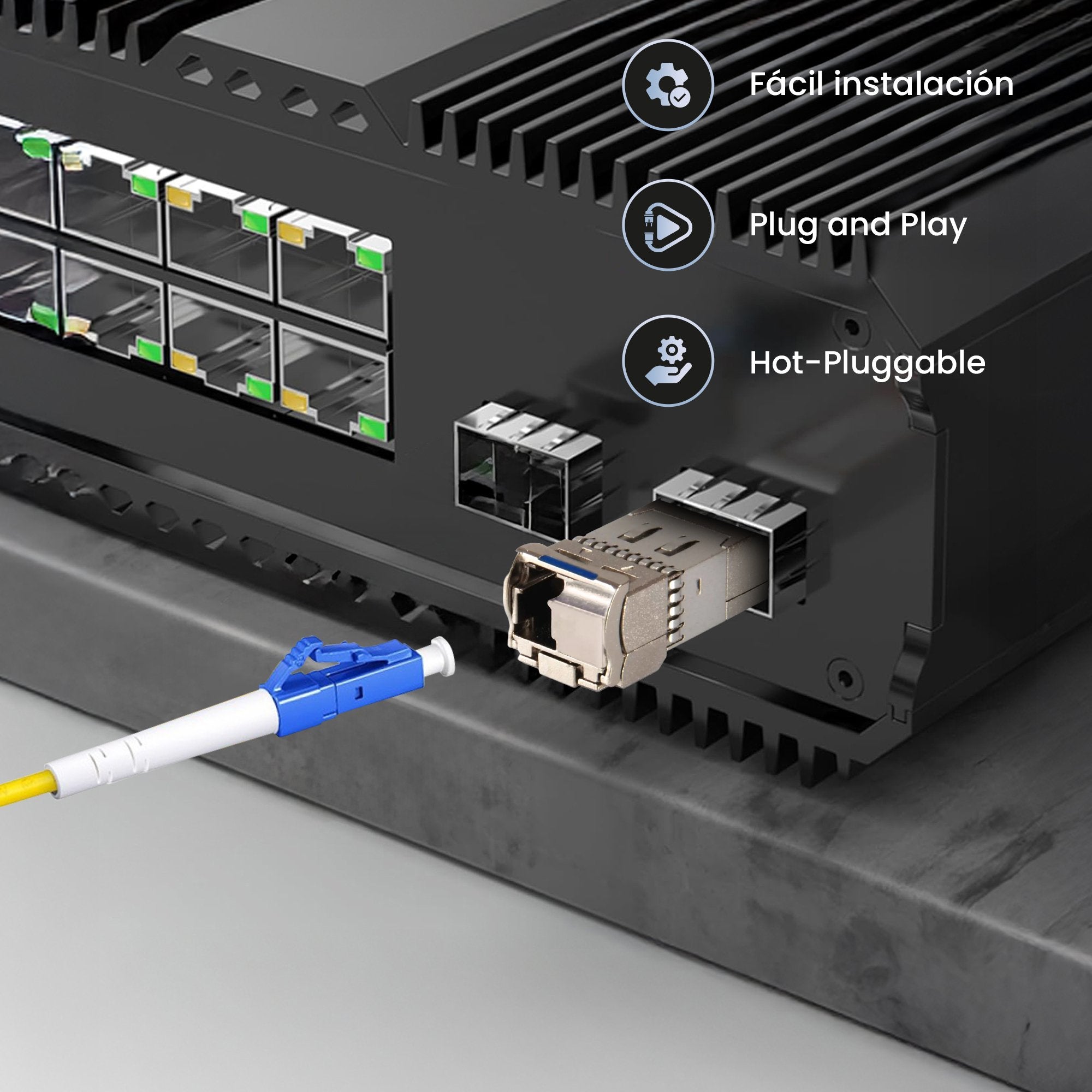 EAN 5903148915111 - Extralink EX.15111 red modulo transceptor Fibra óptica 10700 Mbit/s SFP+ imagen 3