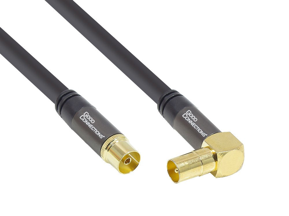Good Connections Tv Antennencable Smartflex Gew Schwarz 2m