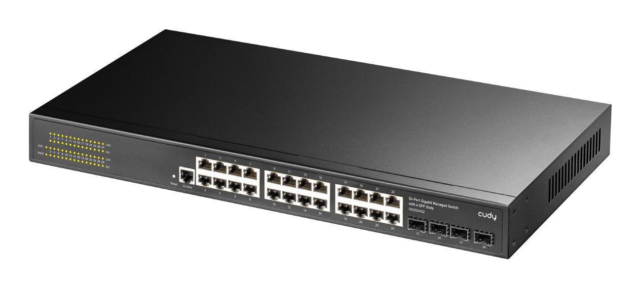 EAN 6971690792930 - Cudy GS2024S2 switch Gestionado L2/L3 Gigabit Ethernet (10/100/1000) 1U Negro imagen 2