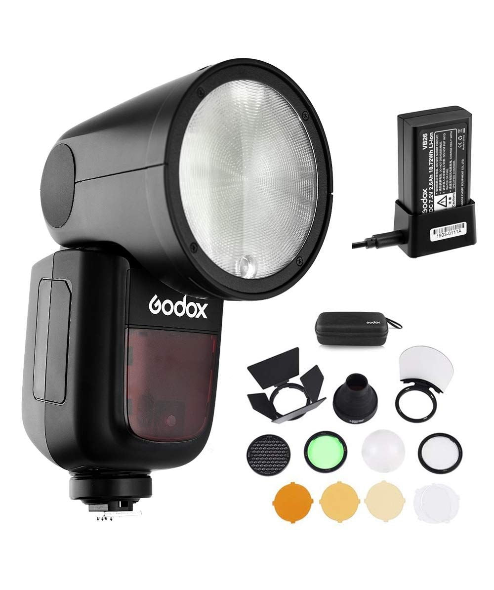 Flash Godox V1-N Compacto Negro