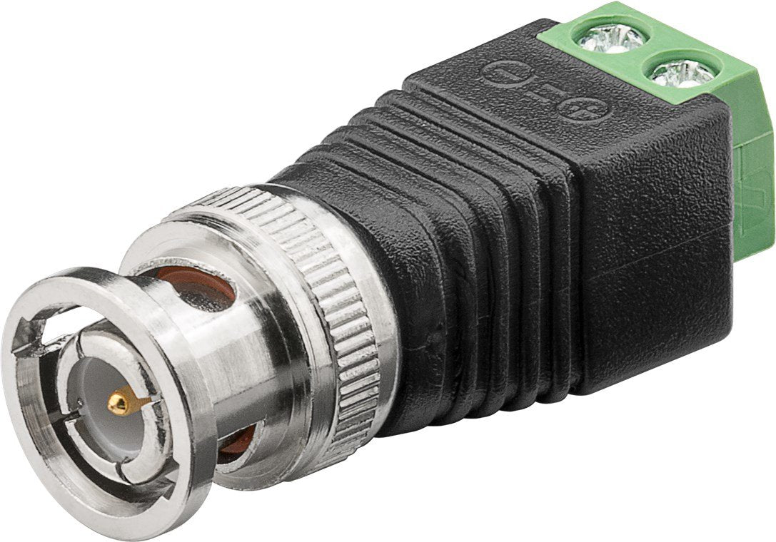 Goobay 76738 Cambiador De Género Para Cable Bnc 2-Pin Negro