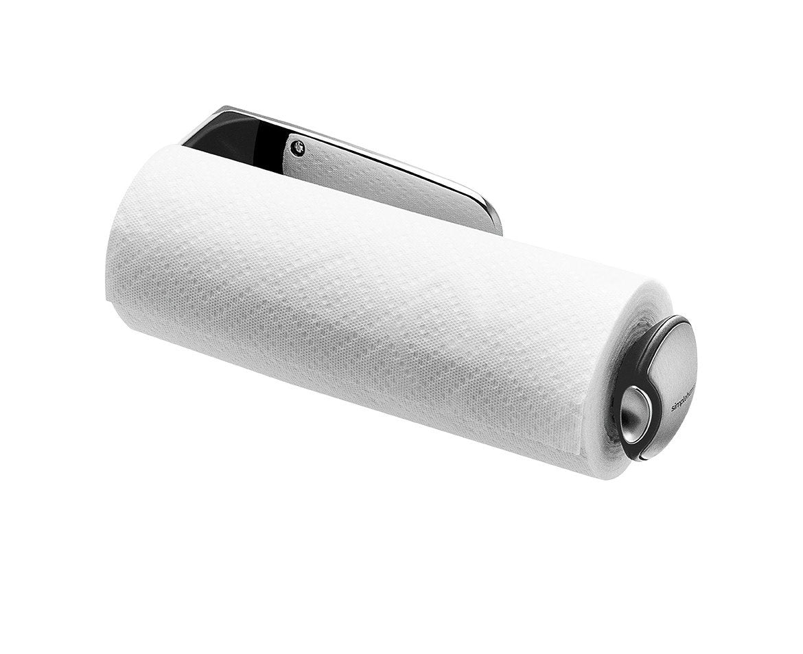 Simplehuman Kt1024 Portarollo De Papel Soporte Para Toallas De Papel Colgado En Pared Acero Inoxidable