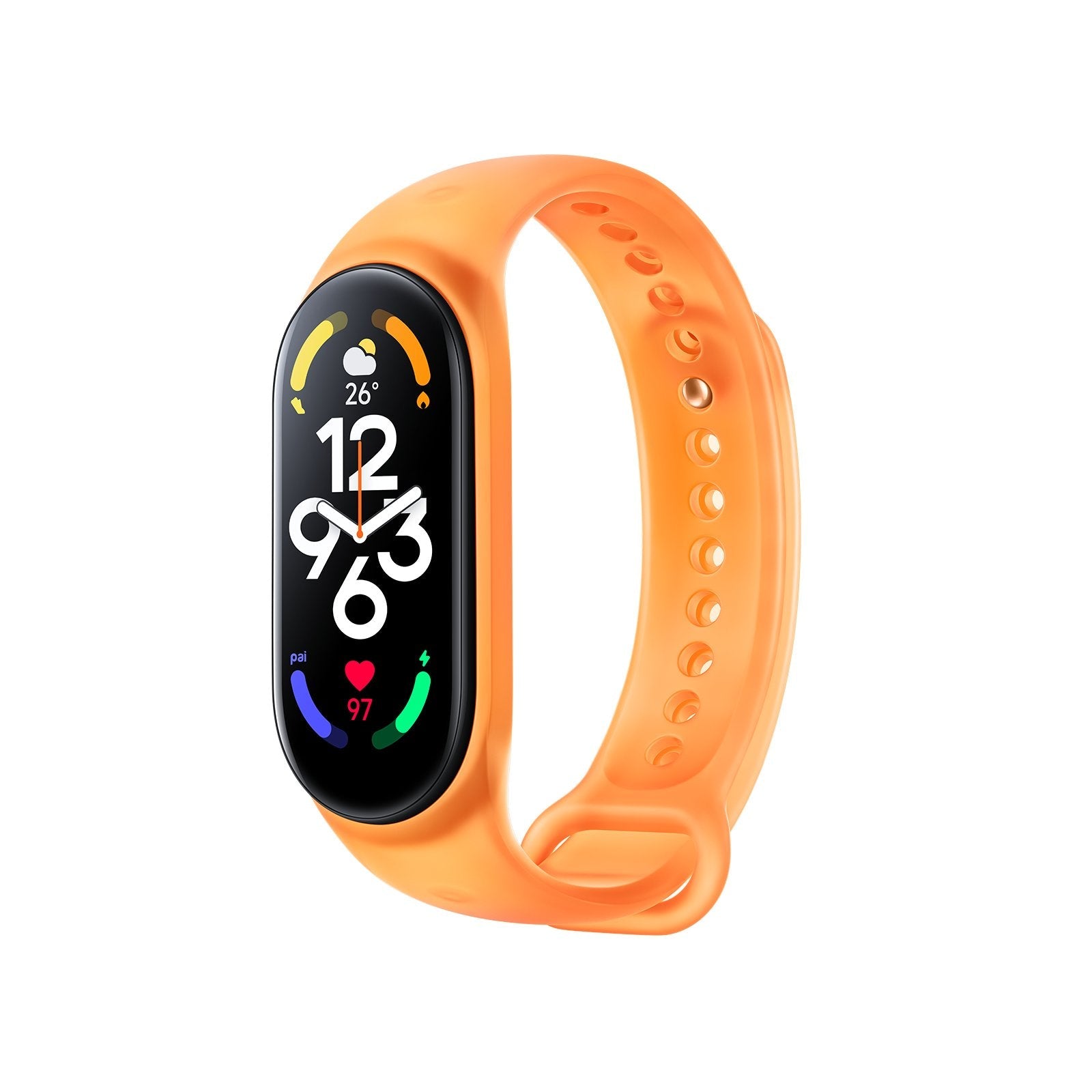 Xiaomi Correa De Silicona Para Smart Band 7 - Naranja Neon