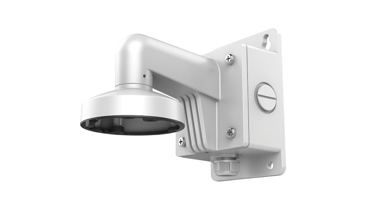 Soporte - Caja De Conexiones Aluminio Hikvision Montaje A Pared Para Cámaras Domo