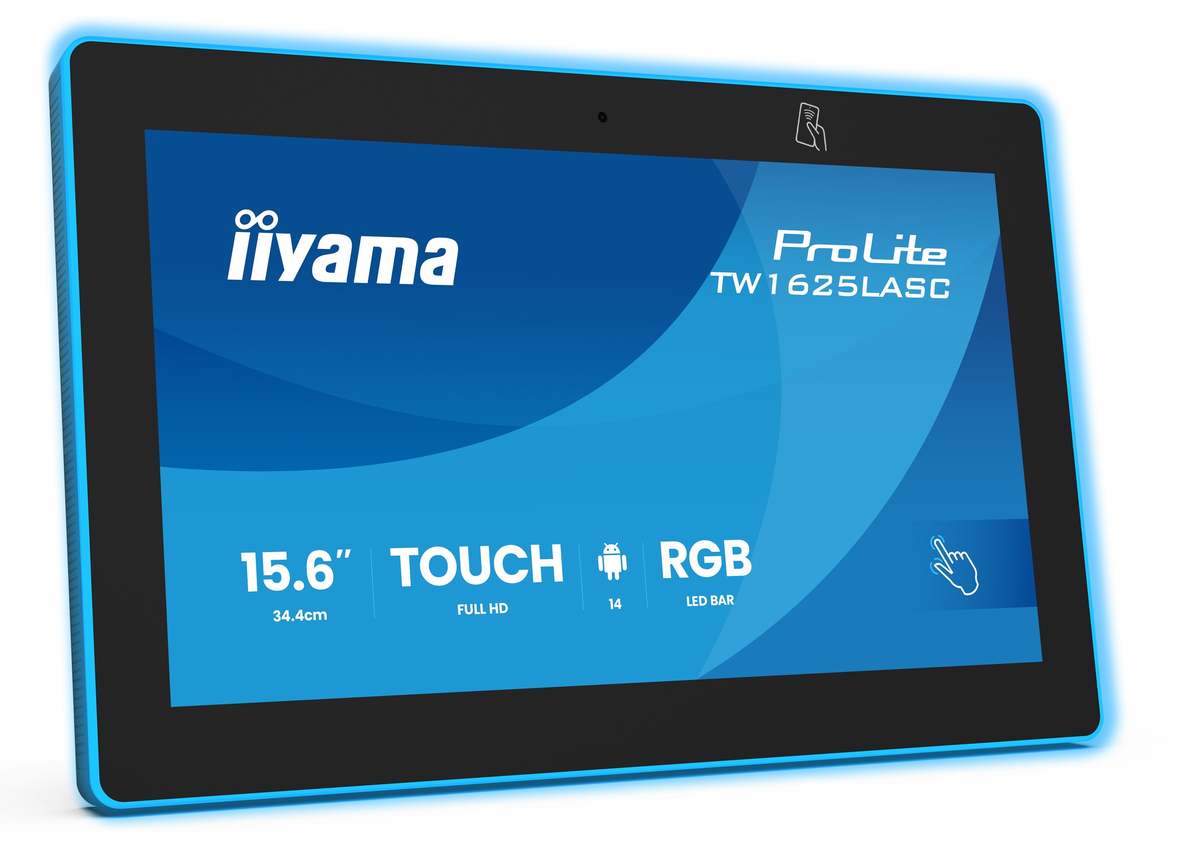 EAN 4948570125692 - iiyama TW1625LASC-B3PNR pantalla de señalización Panel plano interactivo 39,6 cm (15.6") LED Wifi 450 cd imagen 1